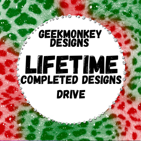 Geekmonkey designs lifetime completed designs Drive