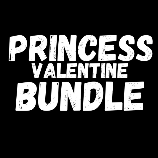 Princess valentine bundle 20+ files digital download