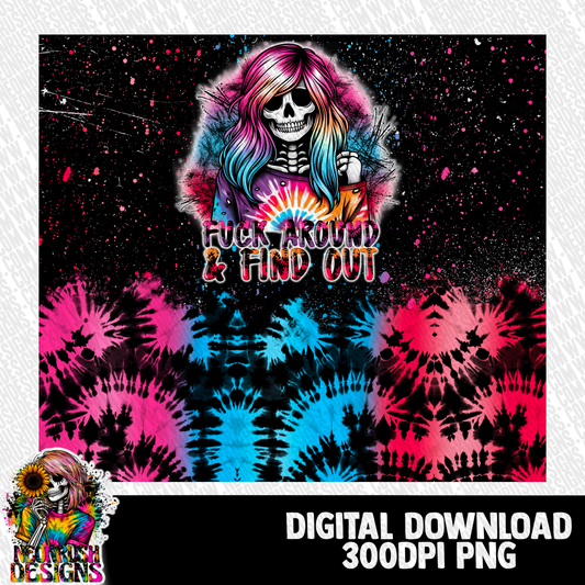 Fu around and find out tumbler wrap digital download