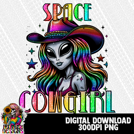 Space cowgirl freebie digital download