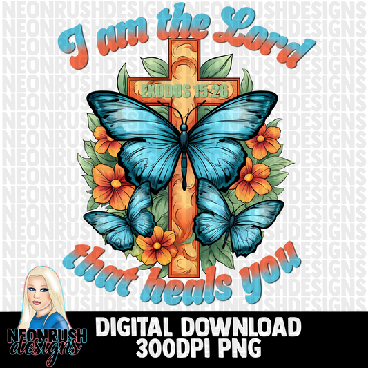 I am the lord that heals png digital download