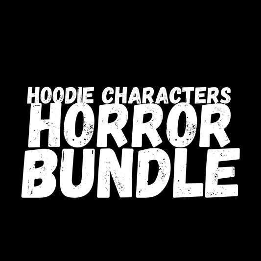 Hoodie horror character bundle facebook exclusive bundle png digital download