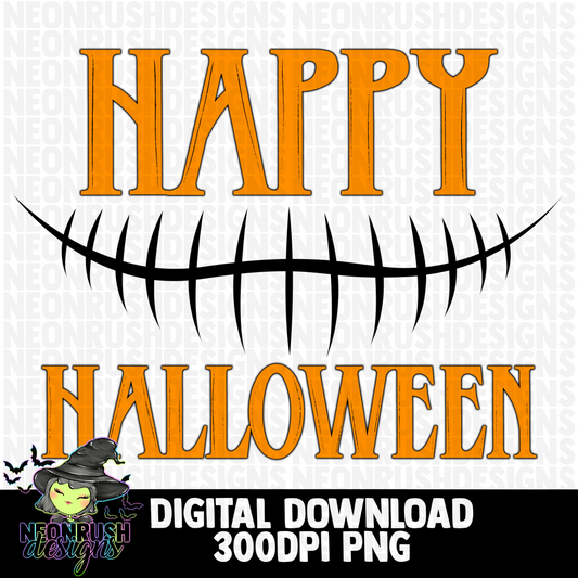 Freebie happy Halloween png digital download