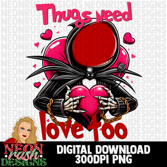 NBC thugs need love too png digital download