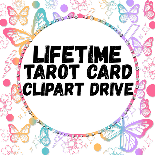 Lifetime tarot card hand drawn  clipart Drive